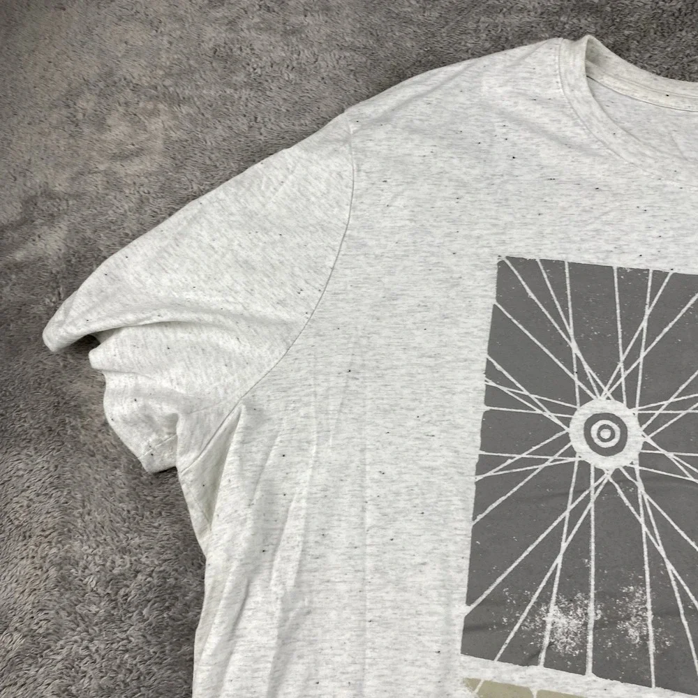 Banana‎ Republic T Shirt Men Bicycle Diagram Graphic Mens XXL Tall Gray